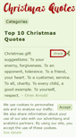 Mobile Screenshot of christmas-quotes.org